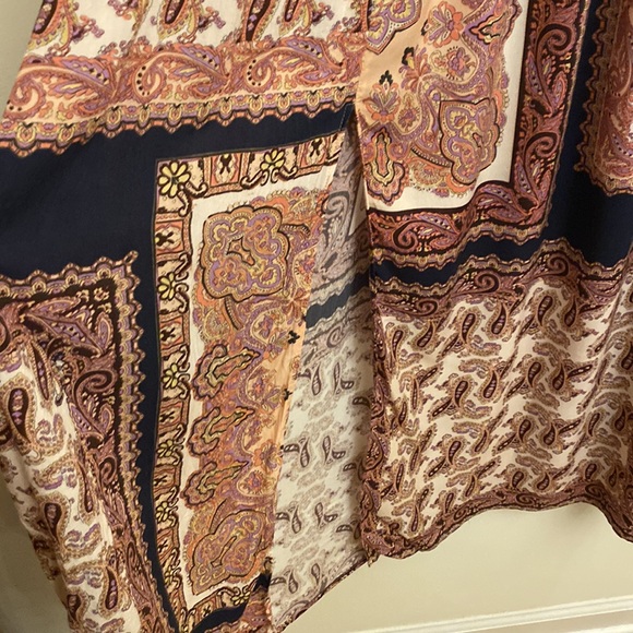 LASCANA Maxi Skirt Multi Color 100% Viscose Size GB 14 - Picture 2 of 6